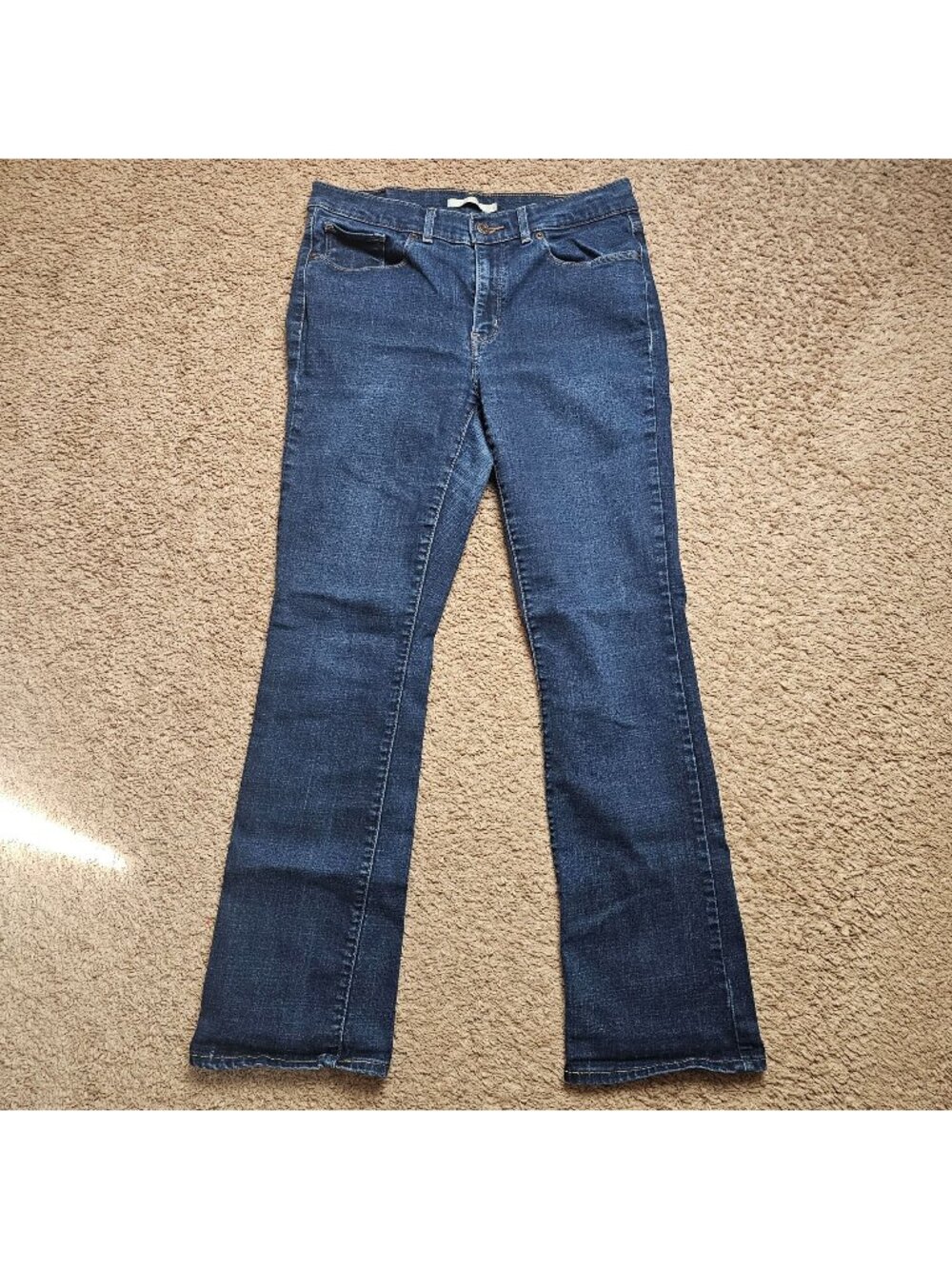 Levis Jeans Womens 10 30x30 Blue Classic Boot Mid Rise Denim Stretch